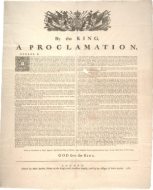 Proclamation