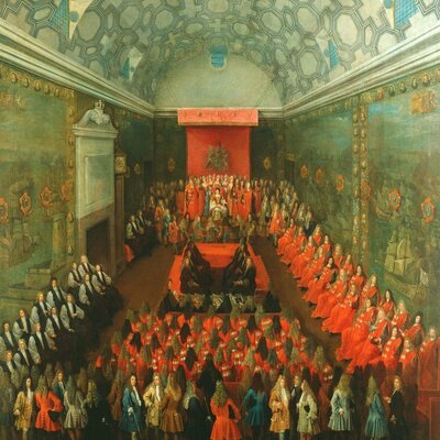 Timeline: The birth and development  of the English constitutional monarchy