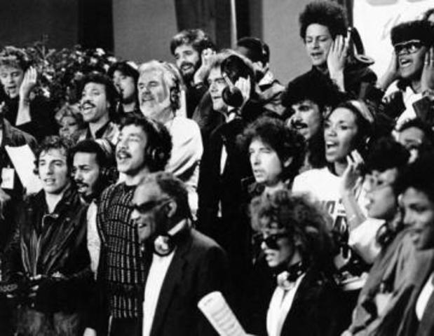 "We Are The World" is Recorded