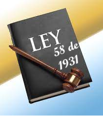 LEY 58 DE 1931
