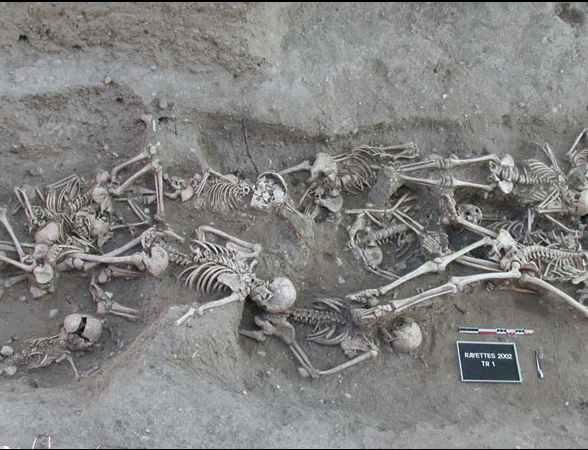 Grave for plague victims