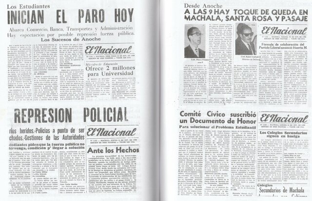 Lucha contra el gobierno de ecuador