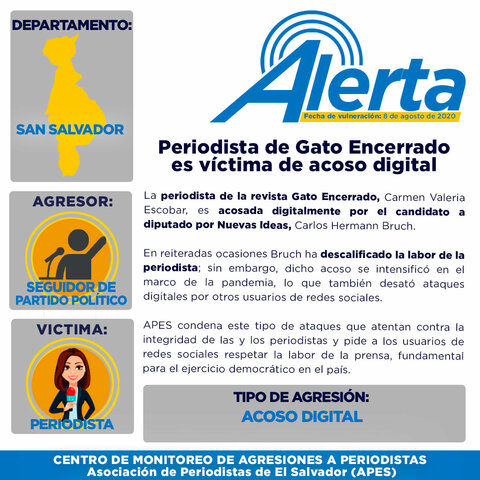 Periodista de Gato Encerrado es víctima de acoso digital