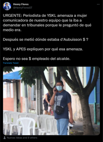 Candidato a alcalde acusa a periodista de YSKL por supuestas amenazas