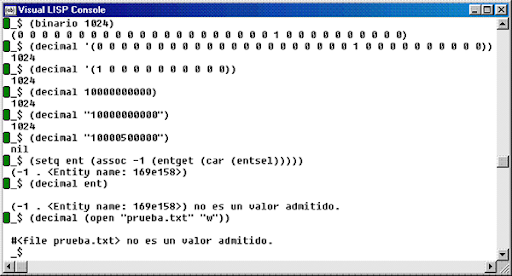 Creación de lenguaje de programación LISP