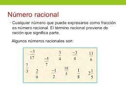 Numeros racionales en nuestra era