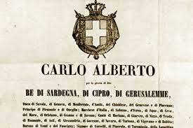 Carlo Alberto concede lo Statuto Albertino