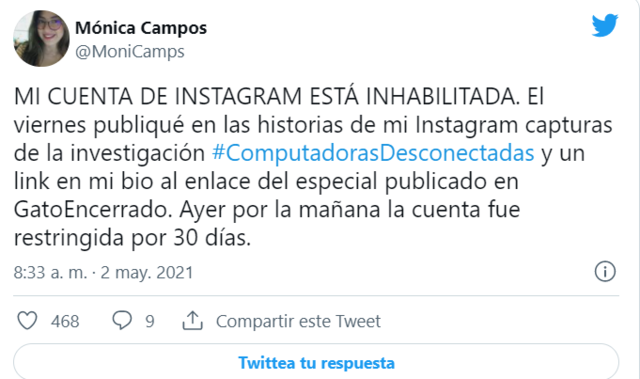 Ataque digital a red social de periodista de Gato Encerrad