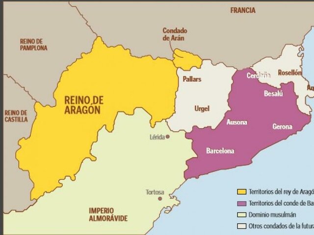 Unión dinástica del reino de Aragón y los condados catalanes