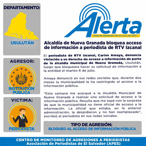 Alcaldía de Nueva Granada bloquea acceso de información a periodista de RTV Izcanal