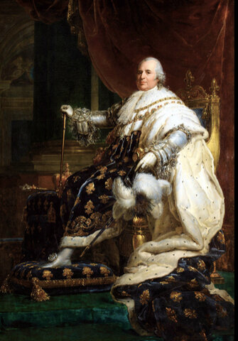Inicio del reinado de Luis XVIII en Francia