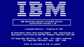 Timeline:  IBM OS 2 / LAN SERVER