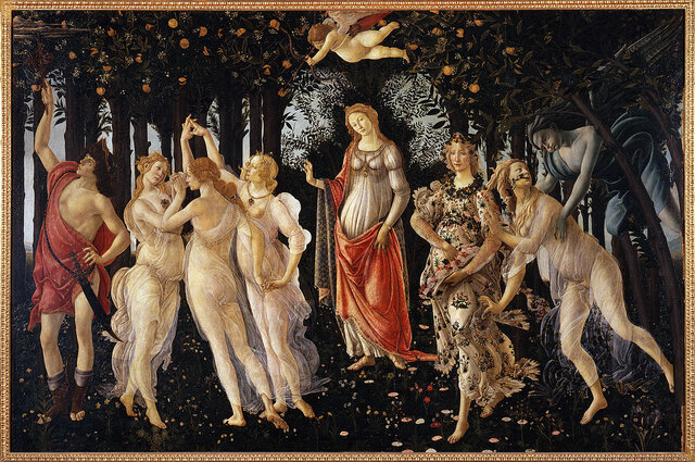Botticelli obra la primavera