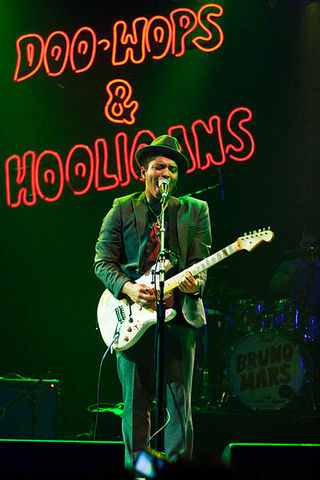 bruno mars preforming in houston ,texas in november 2010