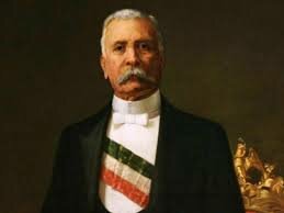 Porfirio Díaz presidente.