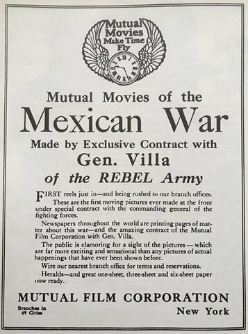 Contrato de Villa con la Mutual Film Corporation
