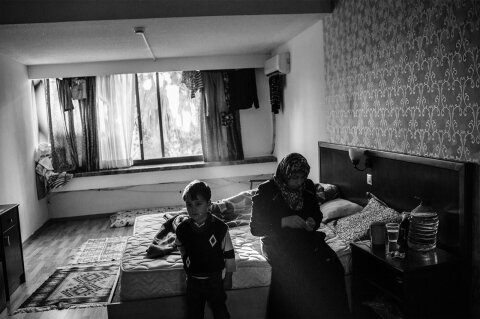 Rent hotel rooms for the refugees to stay.
