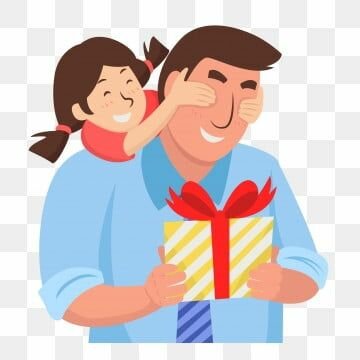 Le hice un regalo a papá.