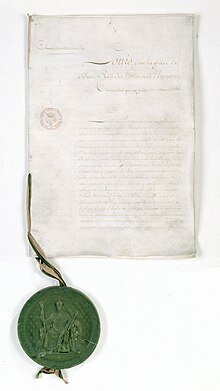 Luis XVIII promulga una Carta Otorgada a Francia