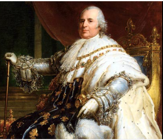Inicio del reinado de Luis XVIII en Francia