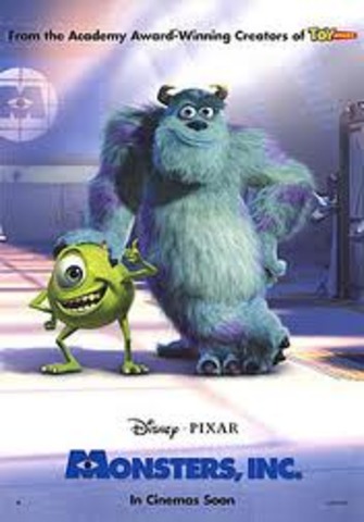 The release of the film "Monsters Inc."