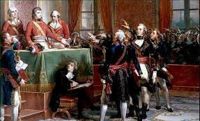 Napoleón da el golpe de Estado del 18 de brumario y acaba con el Directorio.