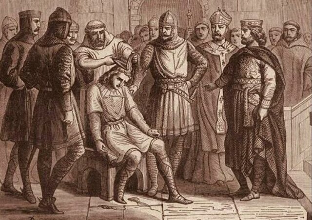 Childéric III déposé par Pépin le Bref