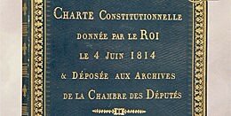 Luis XVIII promulga una Carta Otorgada a Francia