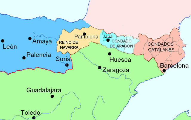 Carlomagno establece la Marca Hispánica