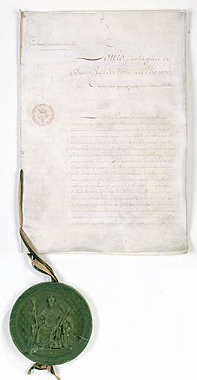 Luis XVIII promulga una Carta Otorgada a Francia