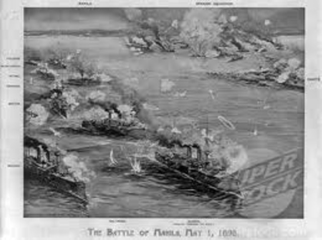 Left for America and Spanish American War Began