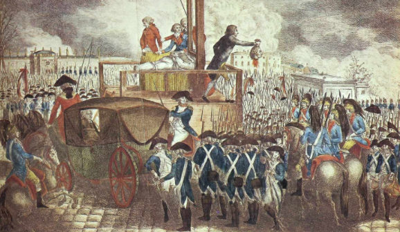 guillotinamiento de Luis XVI