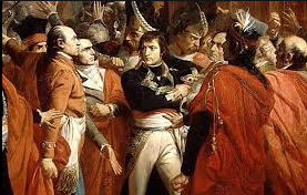 Napoleón da el golpe de Estado del 18 de brumario y acaba con el Directorio