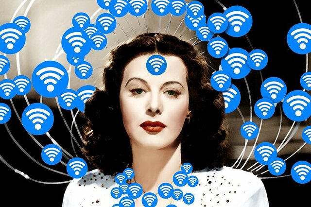 Hedy aporto sus conocimientos para el descubrimiento del WIFI