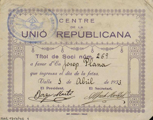 Fundació de la CNT, Unió Federal Nacionalista Republicana