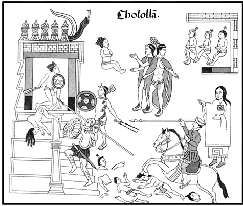 Matanza de Cholula por Hernán Cortés