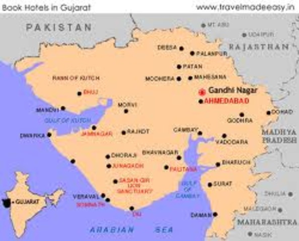 Conquered Gujarat