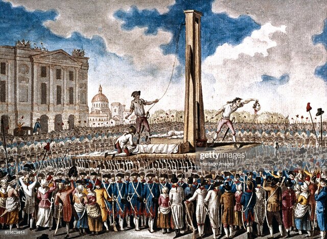 guillotinamiento de Luis XVI