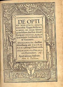 1517-Utopia, Thomas More