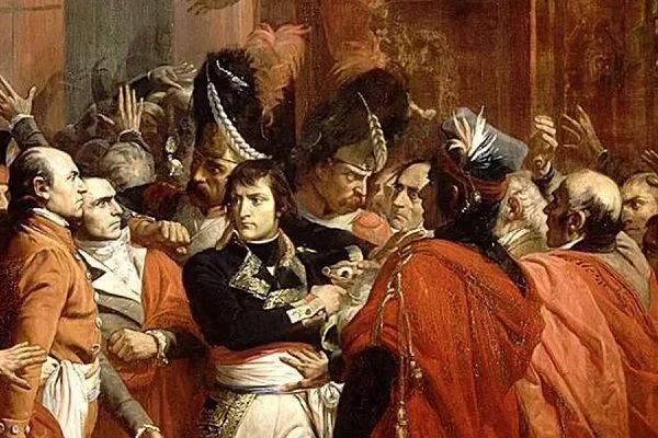 Napoleón da el golpe de Estado del 18 de brumario y acaba con el Directorio