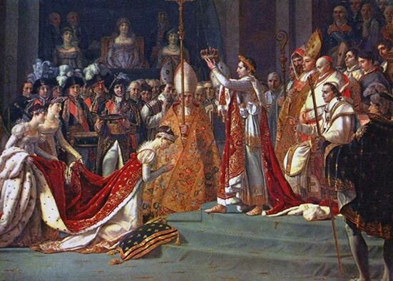 Napoleón coronado emperador