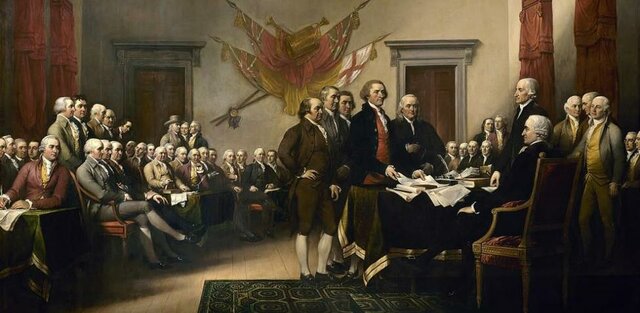 Declaración de la Independencia de las 13 colonias americanas