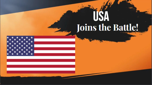 United States enter the battle