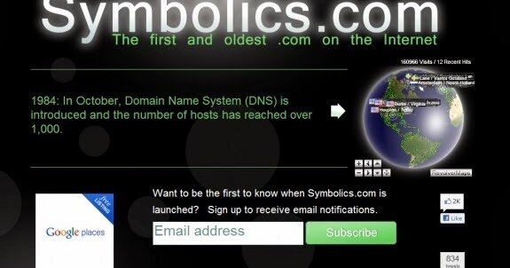 se registra el primer dominio web