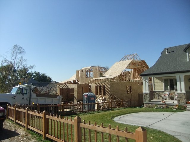 working out upstairs rooms & roof