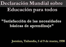 Declaración mundial sobre la educación para todos