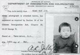 -1:     Chinese immigration act