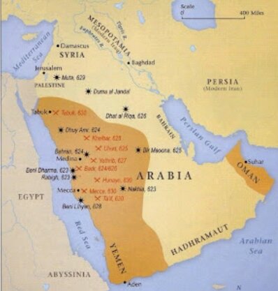 Expansión del Islam con Mahoma