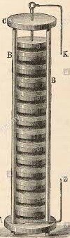 batería eléctrica de Alessandro Volta