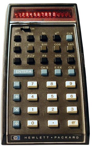 Handheld calculator